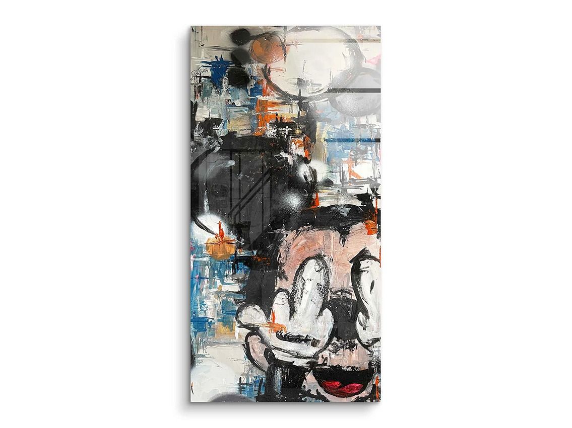 Pop Art Wandkunst Micky Fck Acrylglas 60 x 120cm 