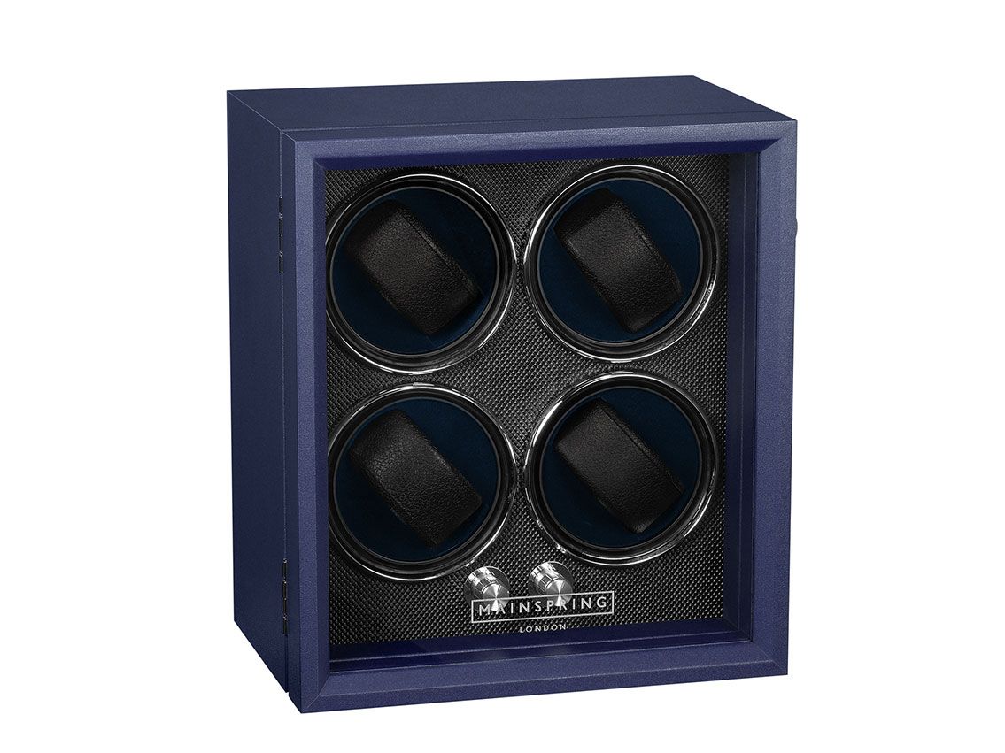 Mainspring Guardian 4 Watch Winder Blau 265 x 163 x 306mm Neu
