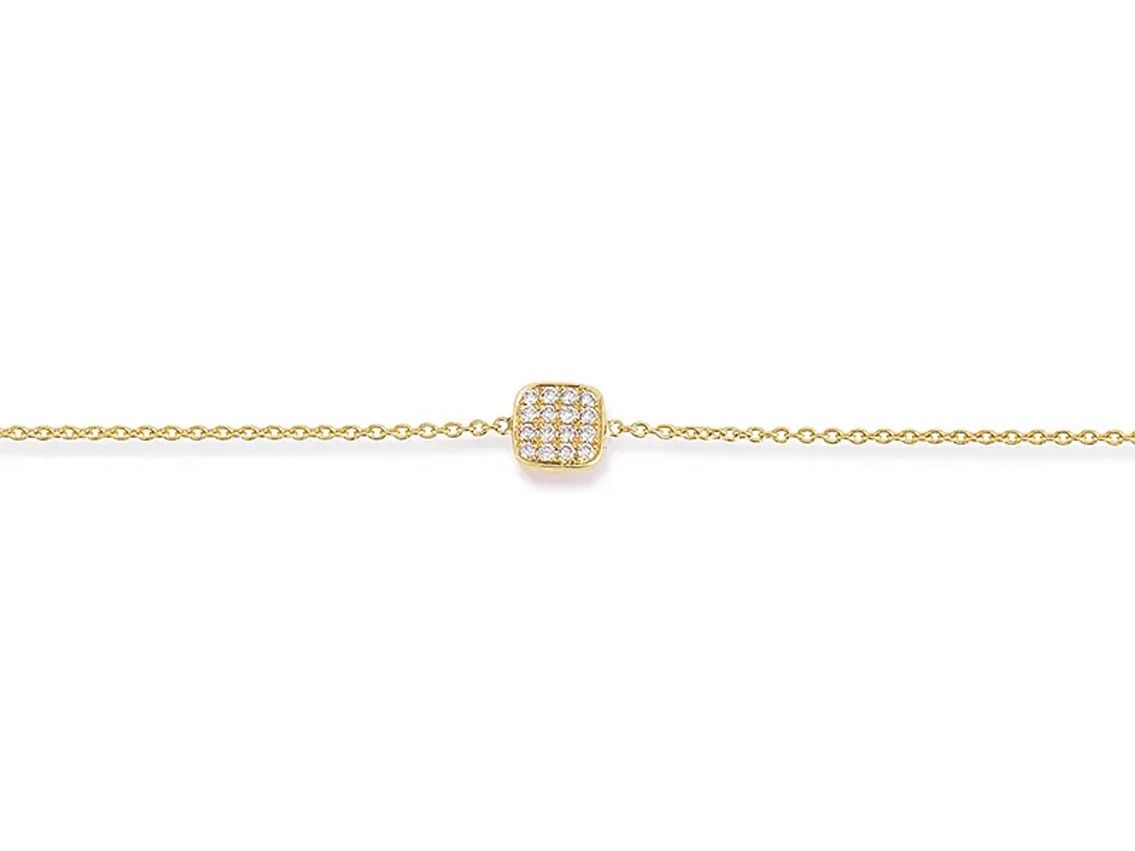 Palido Armband 18kt Gelbgold 1,2g Diamanten 0,07ct