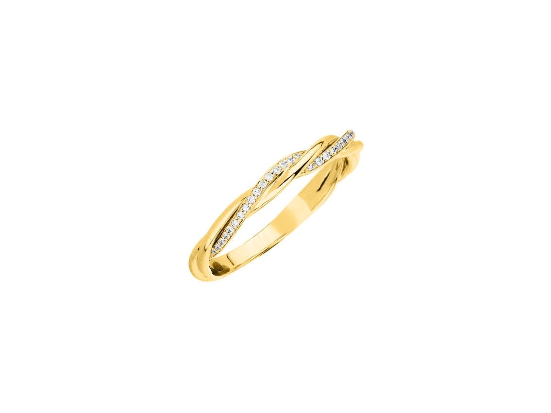 Palido Ring 18kt Gelbgold 3,5g Diamanten 0,05ct