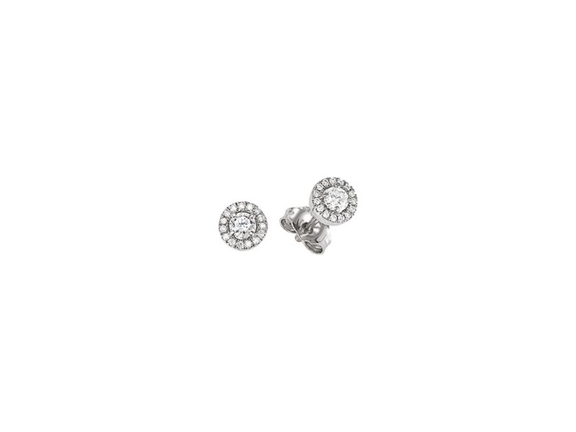 Palido Ohrstecker 18kt Weißgold 1,5g Diamanten 0,39ct 