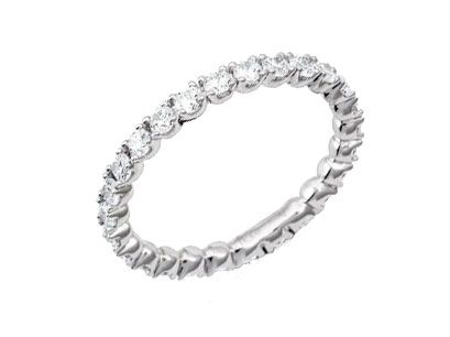 Palido Ring Memory 18kt Weißgold 1,2g Diamanten 0,48ct