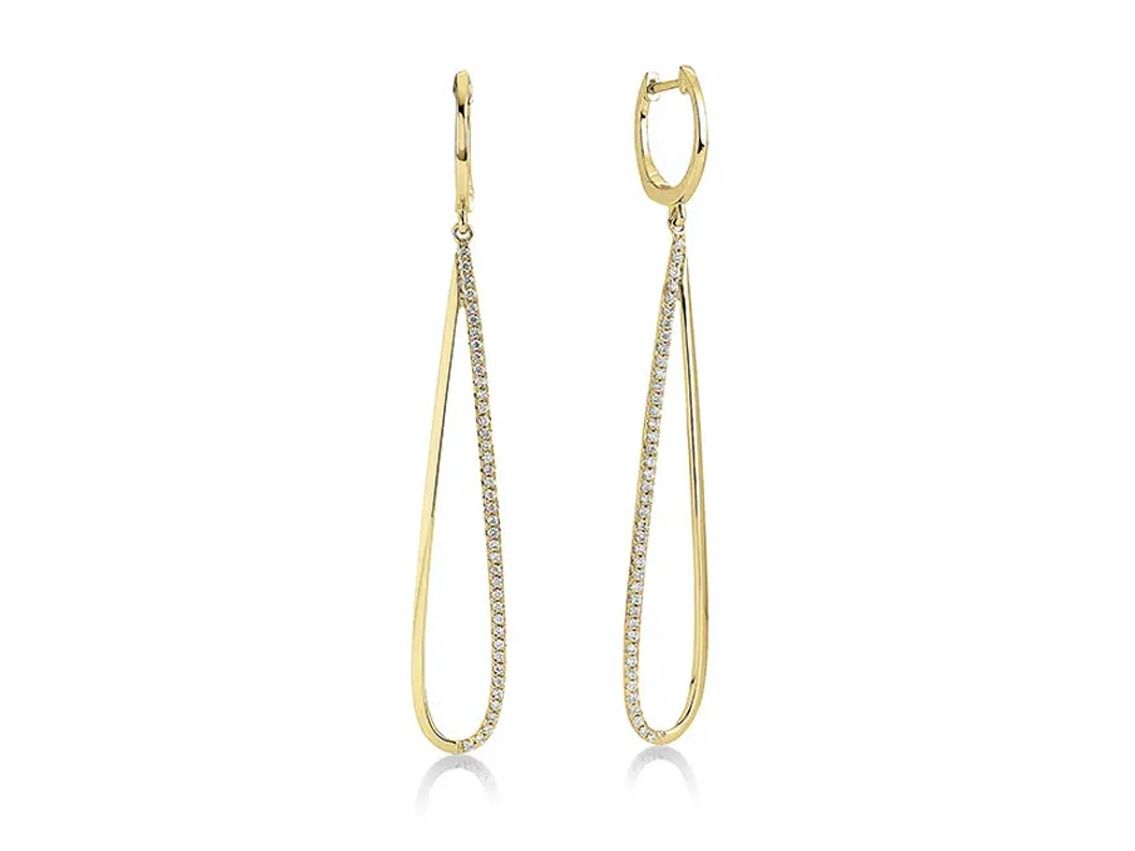 Palido Ohrschmuck 18kt Gelbgold 4,3g Diamanten 0,29ct 