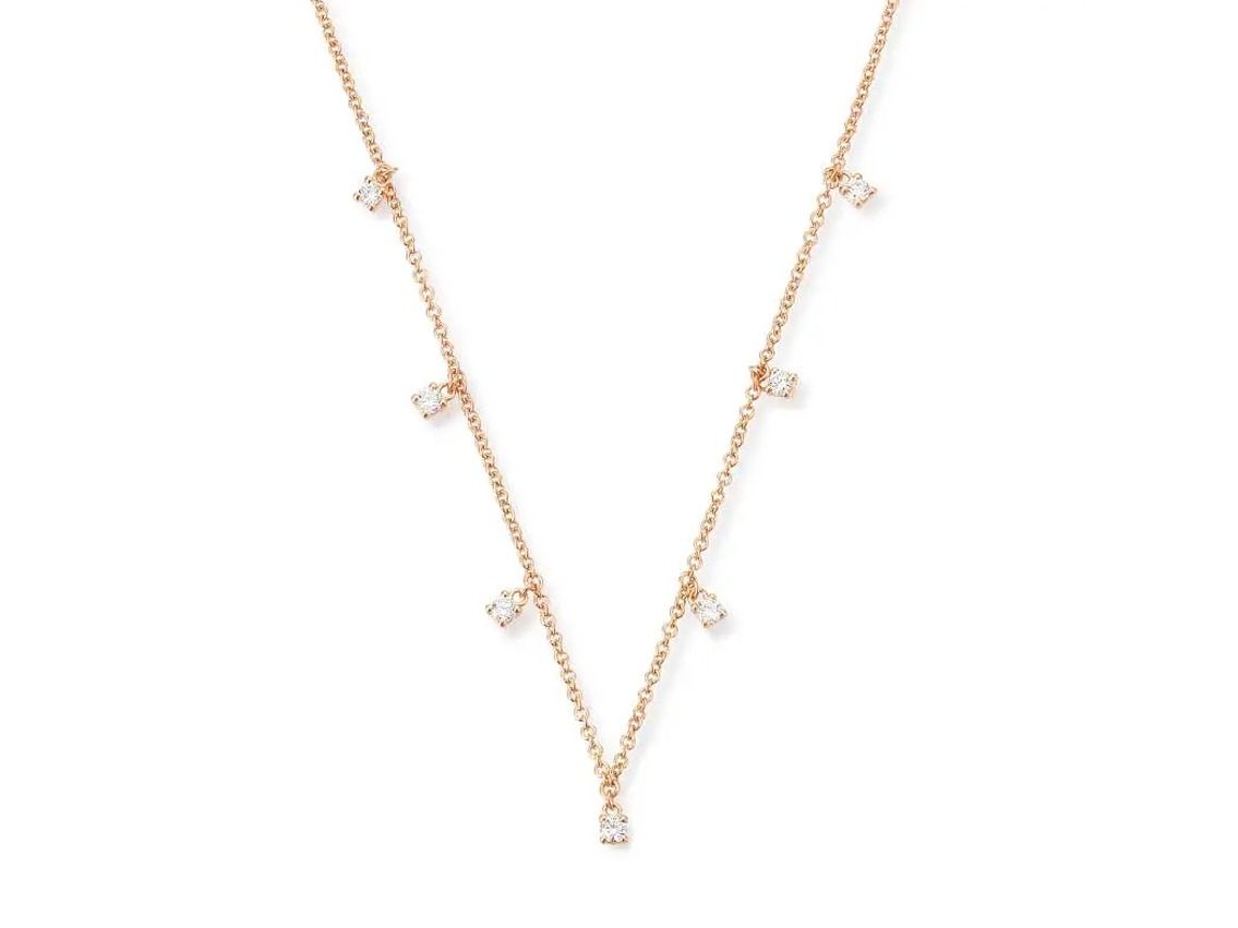 Palido Halskette 18kt Rotgold 2,7g Diamanten 0,30ct