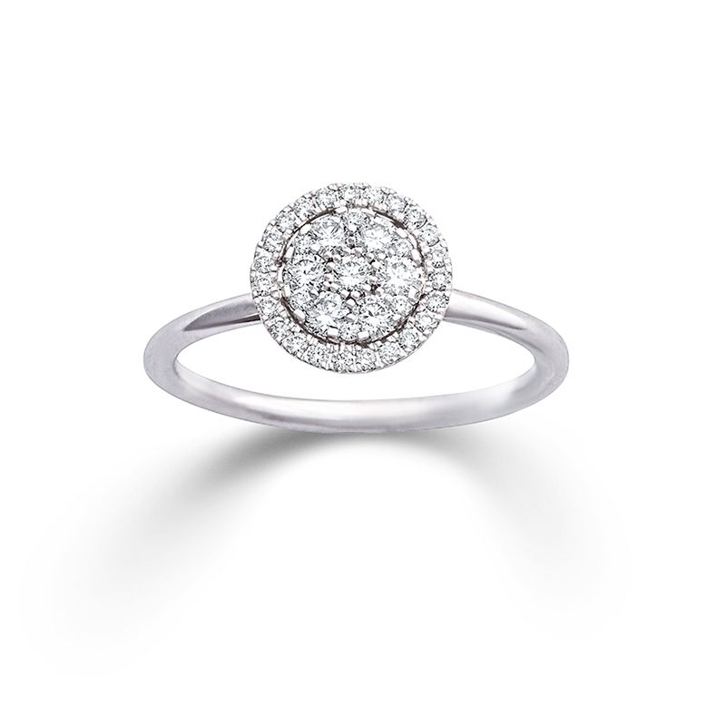Palido Ring 18kt Weißgold 2,4g  Diamanten 0,41ct