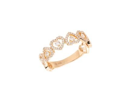 Palido Ring 18kt Rotgold Diamanten 0,48ct Neu