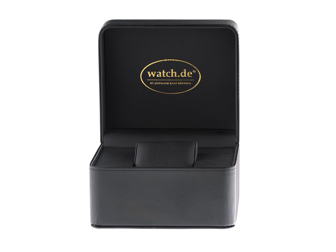 Watch.de Uhrenbox Schwarz 135 x 120 x 85mm Neu