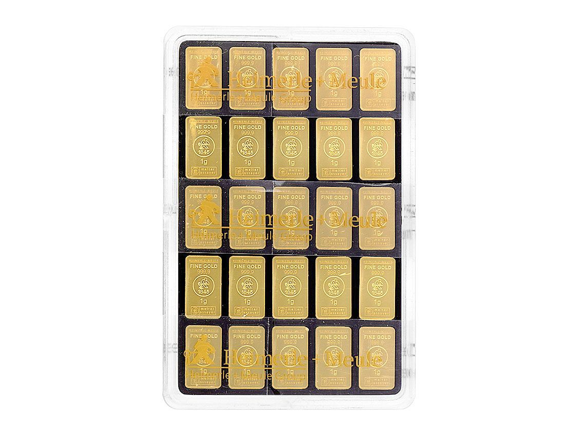 Goldbarren UnityBar 999 Feingold 50 x 1g LBMA zertifiziert