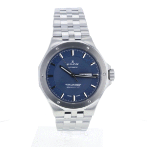 Edox Delfin Day Date stainless steel Bracelet stainless steel