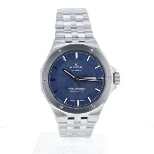 Edox Delfin Day Date stainless steel Bracelet stainless steel