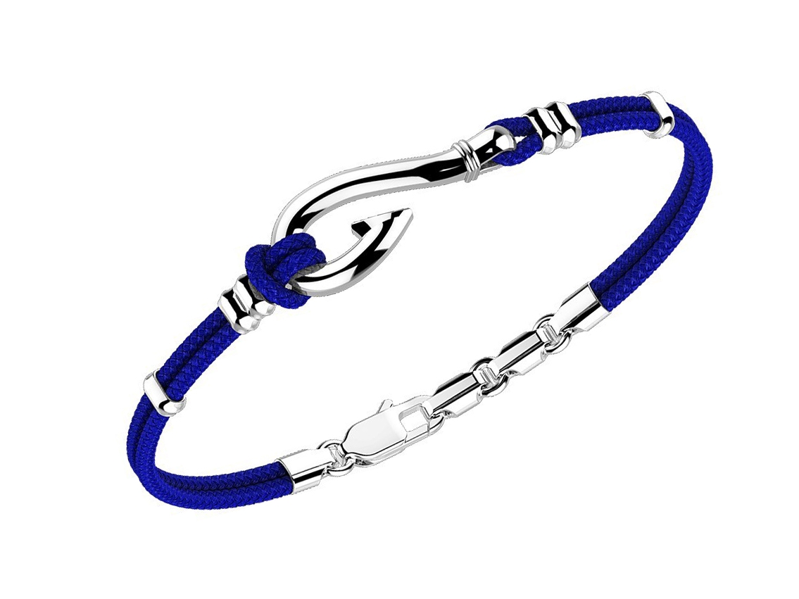 Zancan Armband 925 Silber Kelvar Neu