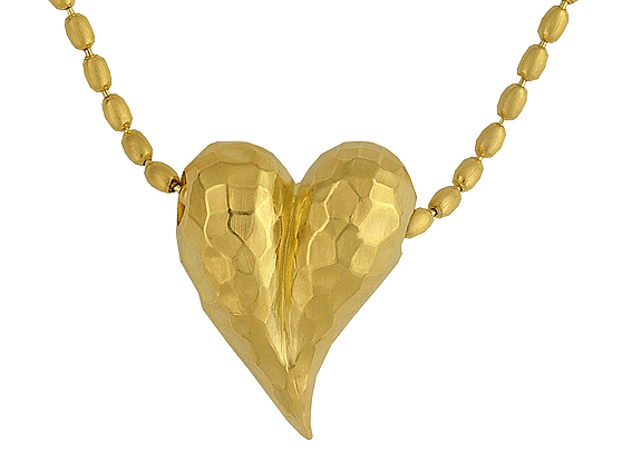 Drachenfels Anhänger "Heartbreaker" mit Kette Gelbgold Neu
