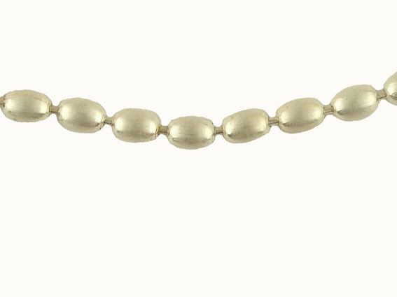 Drachenfels Olivekette Sterling Silber Neu 