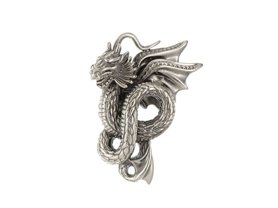 Drachenfels Anhänger "Großer Drachen" 925 Silber Neu