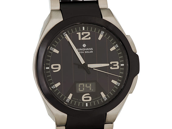 Junghans Spektrum Mega Solar Stahl/Keramik Quarz 43mm Ungetragen