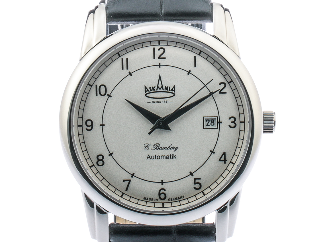 Askania C. Bamberg Stahl Automatik 42mm Neu