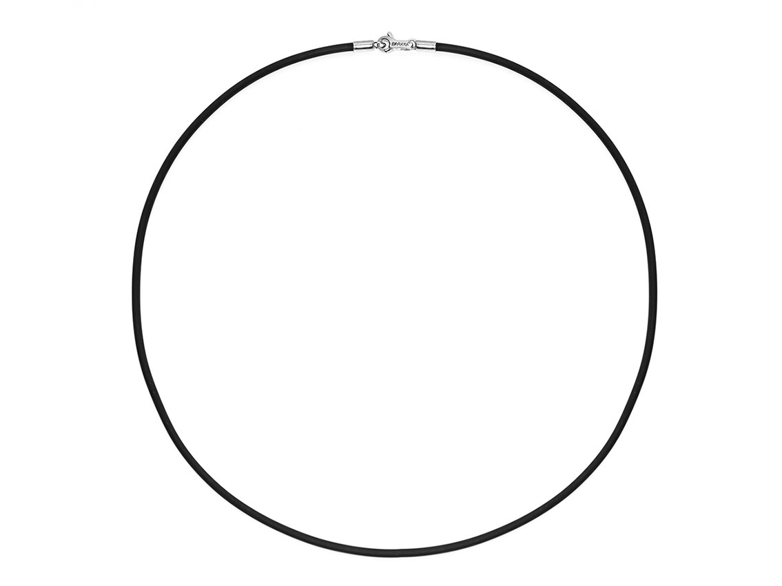 Baraka Halskette Kautschuck 550mm 5,0g mit Zertifikat
