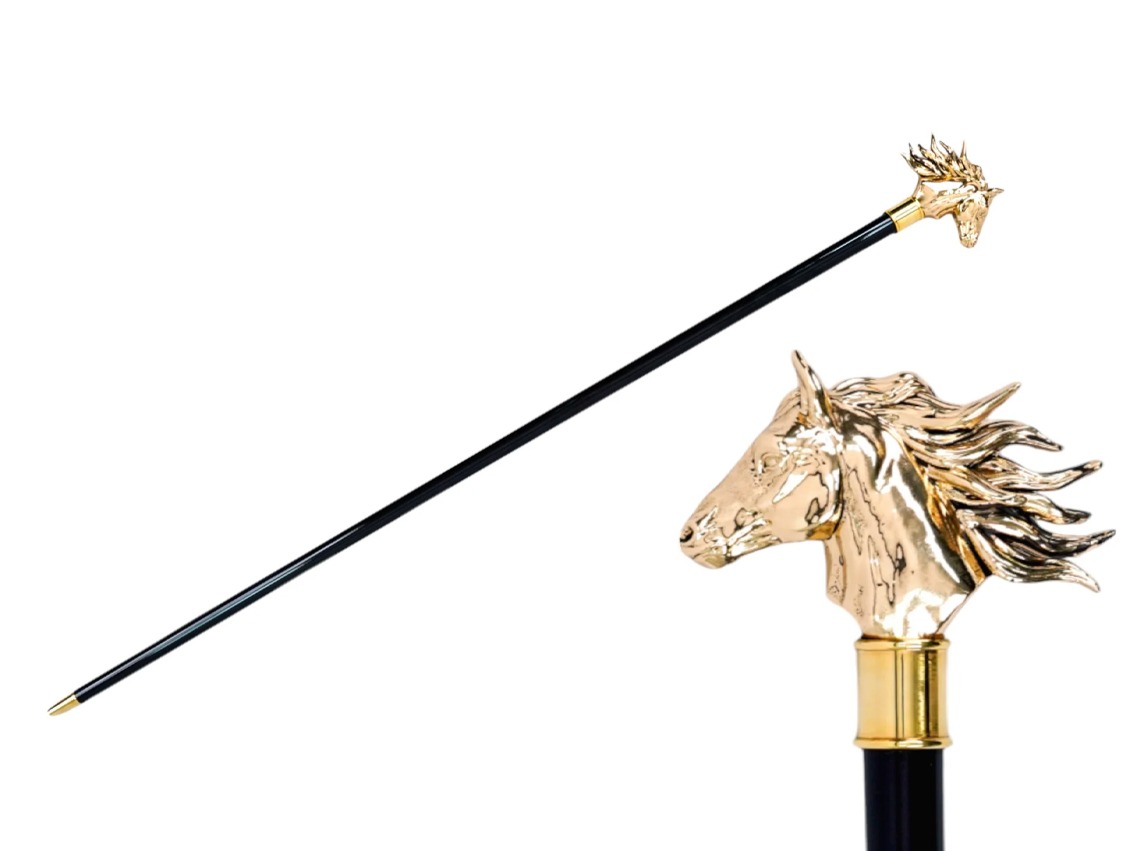 Gehstock Pferde Design by il Marchesato