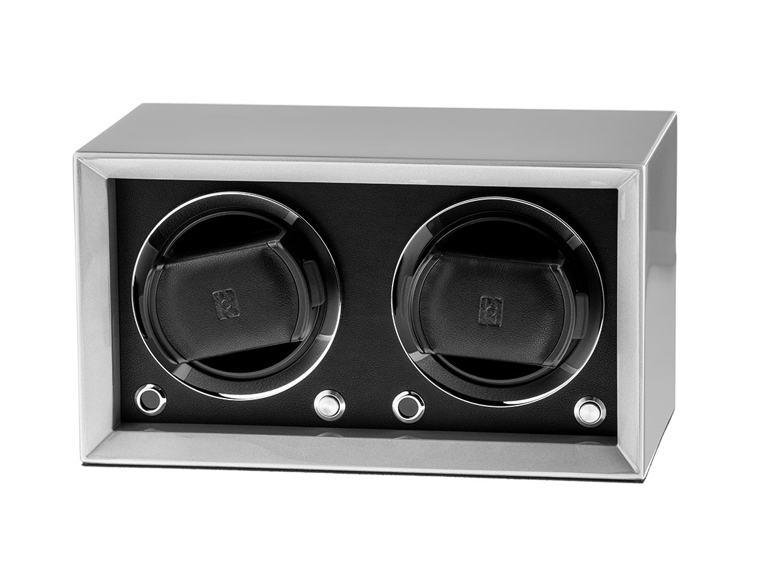 Paul Design Gentlemen 2 Grau Uhrenbeweger mit Netzteil Neu 