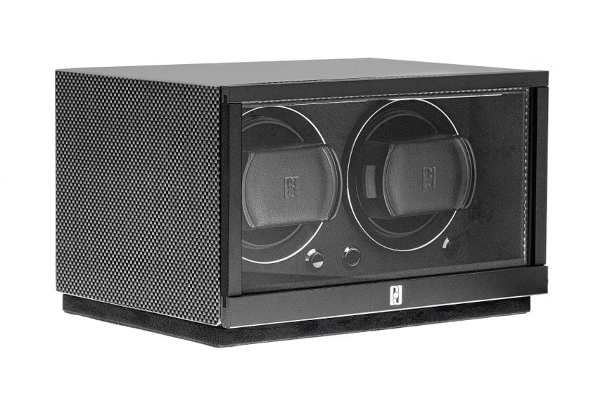 Paul Design Gentlemen 2D Carbon Uhrenbeweger mit Netzteil Neu