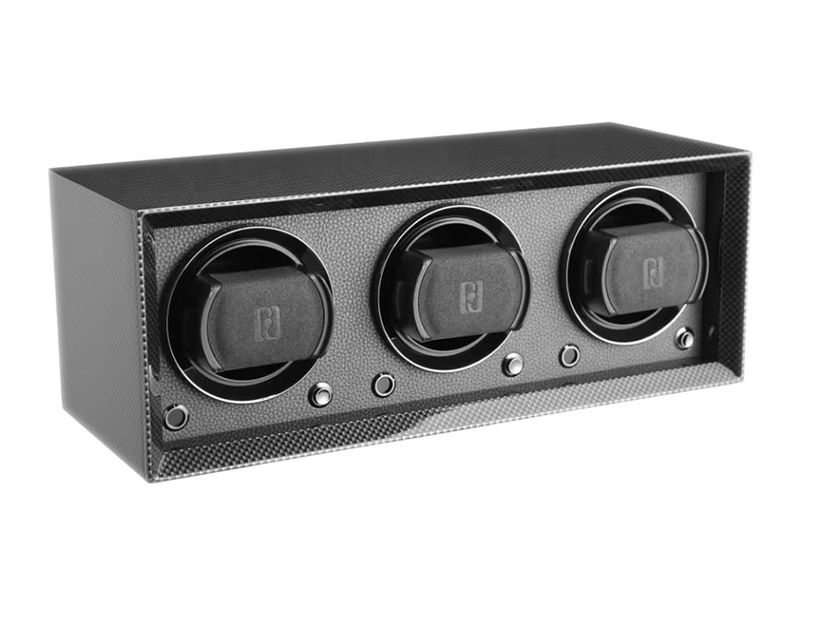 Paul Design Gentlemen 3 Carbon Uhrenbeweger mit Netzteil Neu