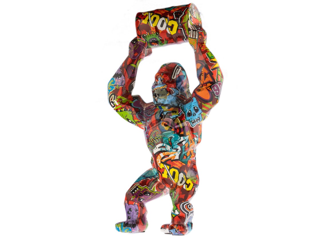 Pop Art Gorilla Graffiti - Armand null - Neu - 10000076915