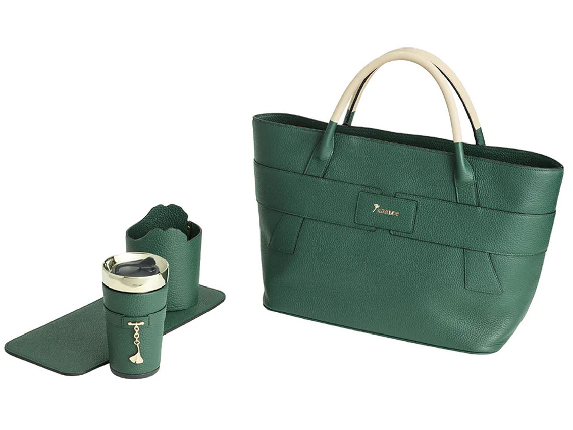 AnnLee Handtasche Bag Champs Green Set Tasche Cup Cupholder