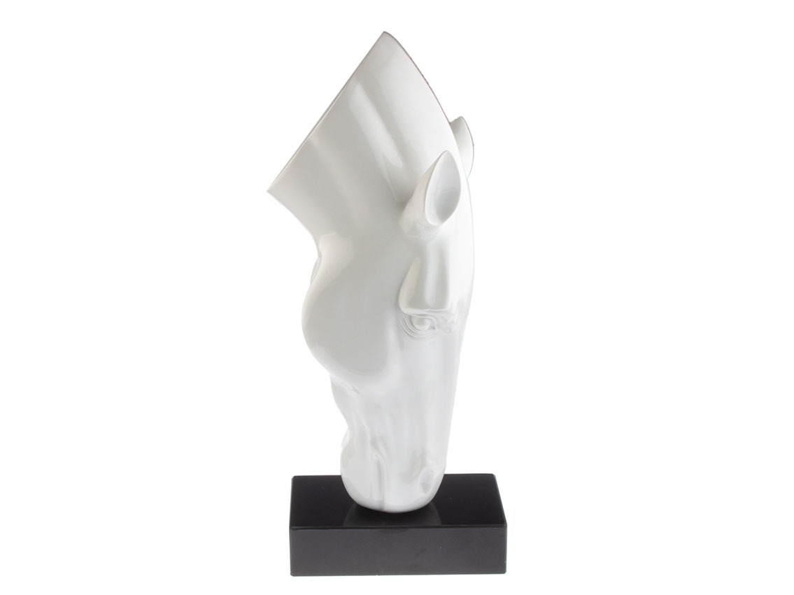 Pop Art Skulptur Horse Head White 104 x 41cm