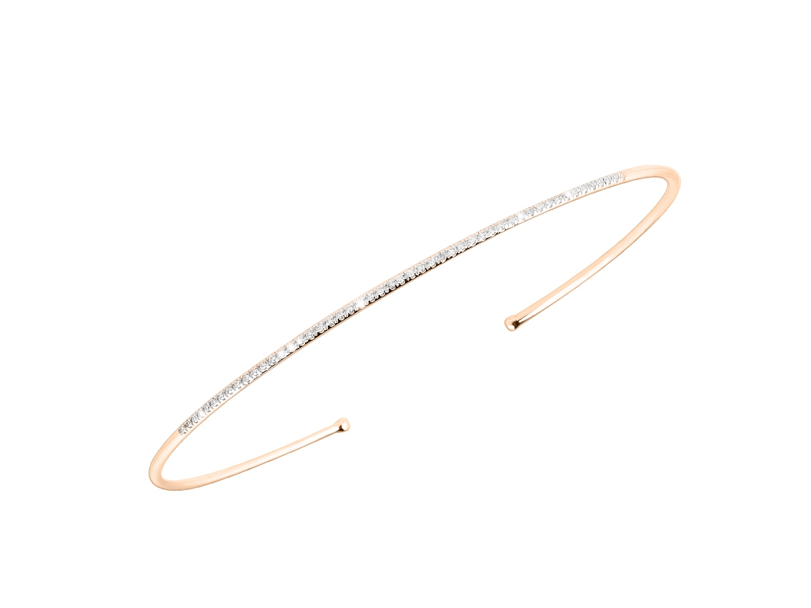 Palido Armreif 14kt Rotgold Diamond Neu