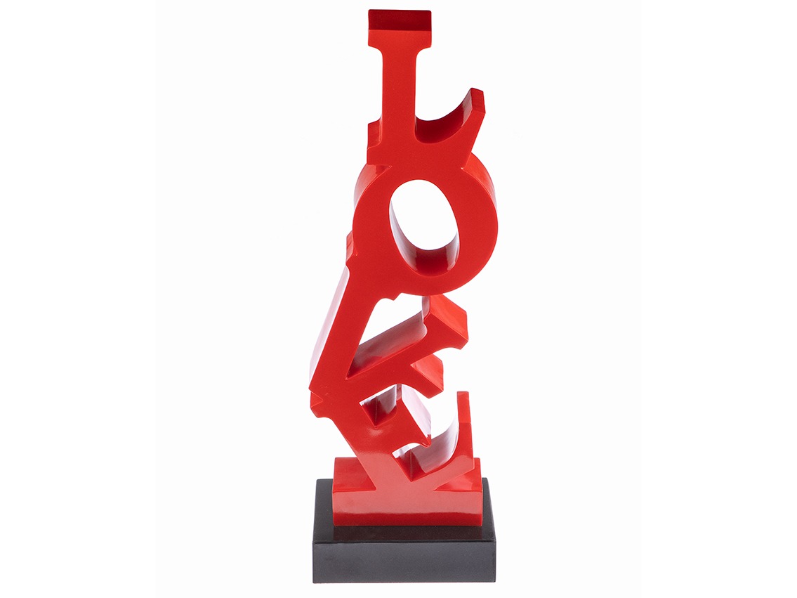Pop Art Skulptur Love 60 x 24cm 