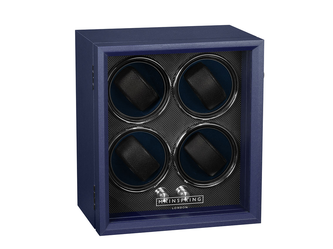 Mainspring Guardian 4 Watch Winder Blau 265 x 163 x 306mm Neu