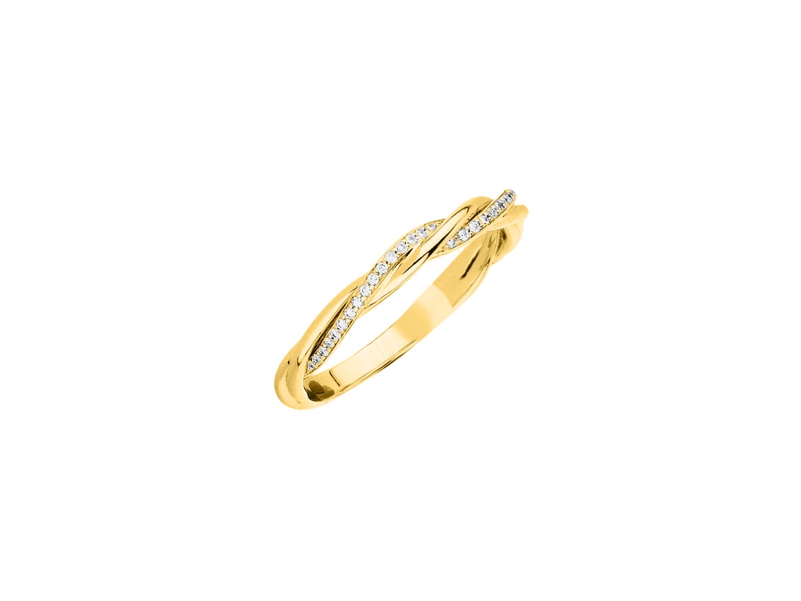 Palido Ring 18kt Gelbgold 3,5g Diamanten 0,05ct