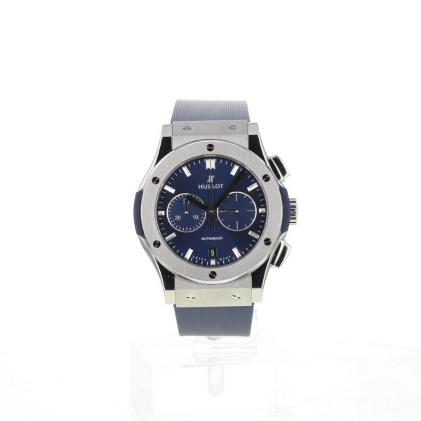 Hublot Classic Fusion Chronograph Titanium - Titan - Armand Kautschuk  Faltschließe - 42mm - Ungetragen - 10000075210 - Germany | Watch.de